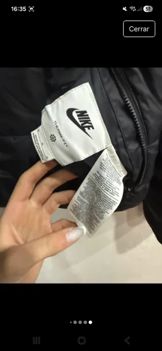 Chaqueta Nike Negra
