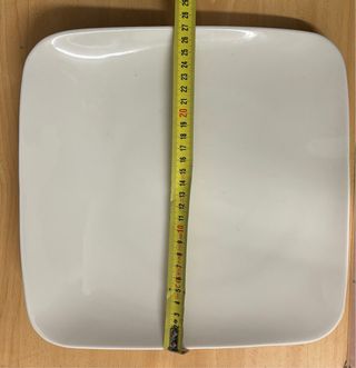 Platos de porcelana a 1€