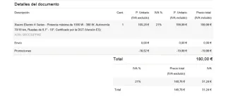 Patinete Eléctrico Xiaomi 4