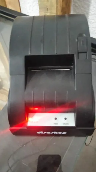 Impresora Térmica de Tickets Negra