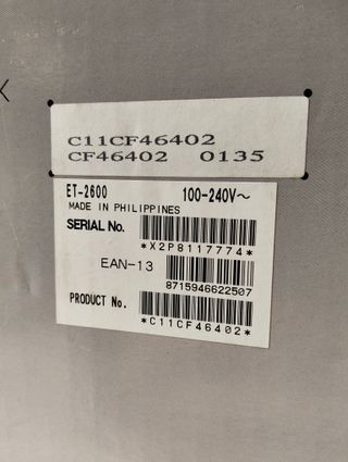 Impresora Epson EcoTank ET-2600 WiFi Negra