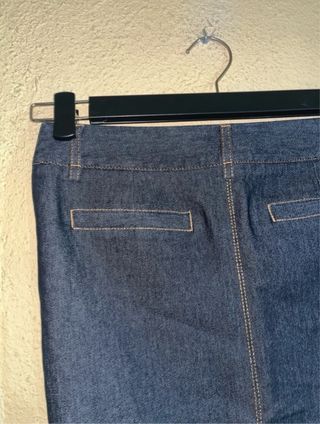Falda vaquera Zara Talla S con abertura