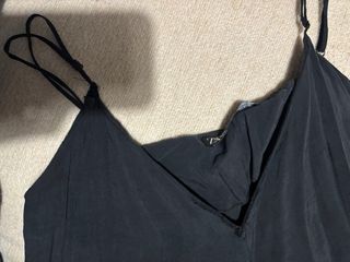 Vestido Largo Zara Negro Talla XS-S