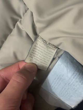 Giubbotto Woolrich nero con cappuccio ORIGINALE