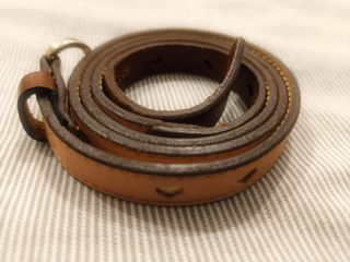 Cinturón de cuero con corazones Massimo Dutti