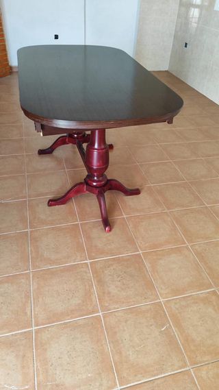 URGE!! Mueble de salón + Mesa + Vitrina madera