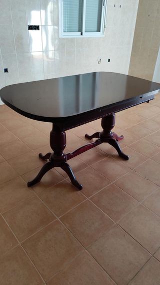 URGE!! Mueble de salón + Mesa + Vitrina madera