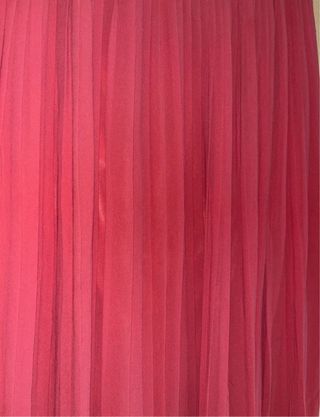 Falda larga plisada vuelo M