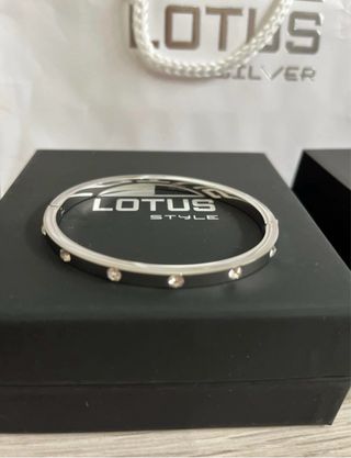 Pulsera Lotus Style Plata Brillantes