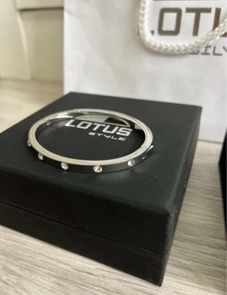 Pulsera Lotus Style Plata Brillantes