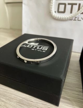 Pulsera Lotus Style Plata Brillantes