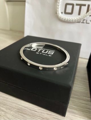 Pulsera Lotus Style Plata Brillantes