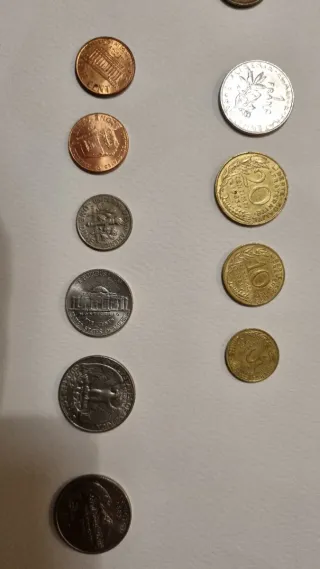 50monete varie nazioni