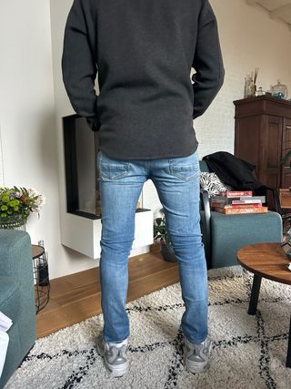 Jeans Dehman Azules Rasgados