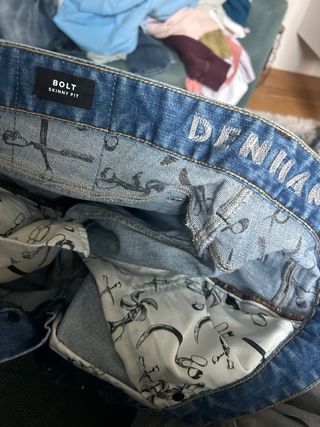 Jeans Dehman Azules Rasgados