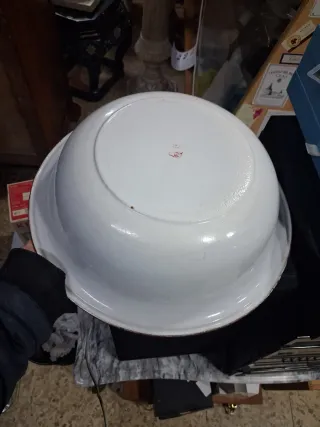 Palangana antigua esmaltada