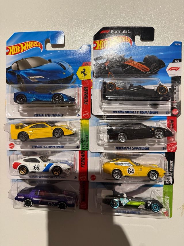 Hotwheels Ferrari f40 negro  Stradale formula 1 th