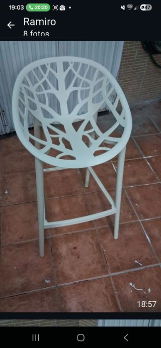 Sillas altas para interior  y exterior