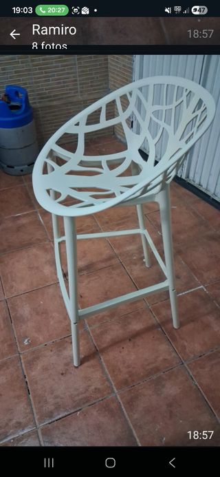 Sillas altas para interior  y exterior