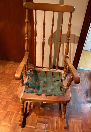 Silla Mecedora Madera para Restaurar