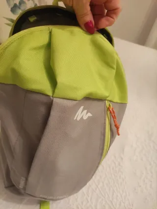 Mochila Quechua Arpenaz 10 Gris/Verde