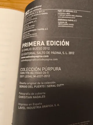 Libro Cenital de Emilio Bueso PRIMERA EDICIÓN