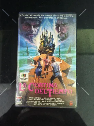 LA CORTINA DEL TIEMPO VHS CAJA VIDEOCLUB ORIGINAL