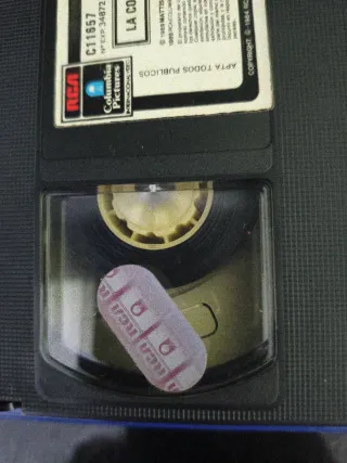 LA CORTINA DEL TIEMPO VHS CAJA VIDEOCLUB ORIGINAL