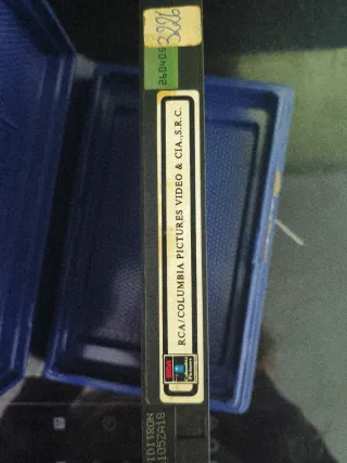 LA CORTINA DEL TIEMPO VHS CAJA VIDEOCLUB ORIGINAL