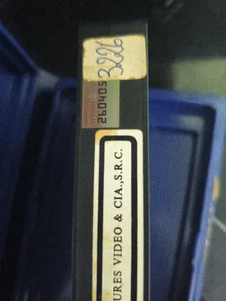 LA CORTINA DEL TIEMPO VHS CAJA VIDEOCLUB ORIGINAL