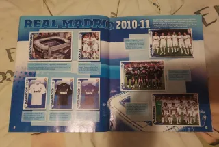 Álbum Real Madrid 2010-2011 Panini COMPLETO