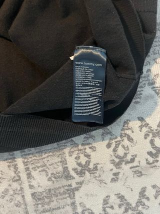 Maglione Tommy Hilfiger V-neck Nero