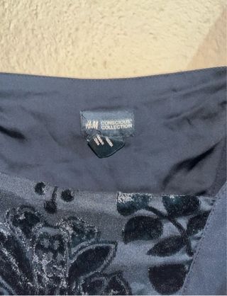 Blusa Negra Tul Talla M