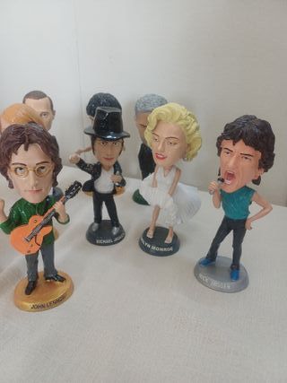 Set Statuette Personaggi Famosi Testa Oscillante