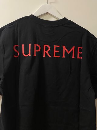Camiseta Supreme Talla S Negra