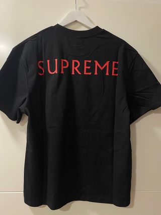 Camiseta Supreme Talla S Negra