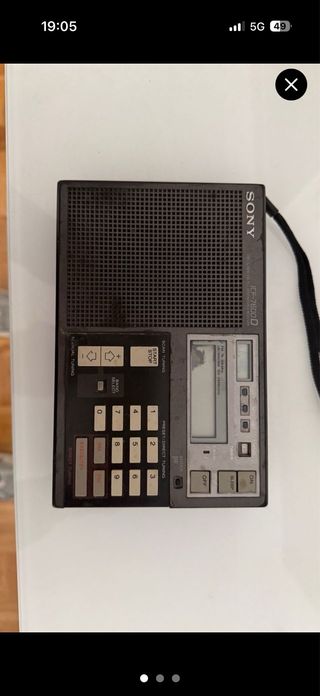 Radio Sony ICF-7600D Portátil