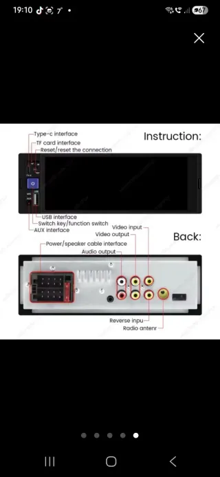 Radio Coche Android/CarPlay 6,86 pulgadas HD