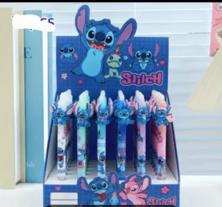 Bolígrafos Borrables Stitch Azul(  por unidad)