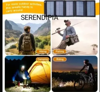 PANEL SOLAR PLEGABLE 25W + POWER BANK 20000 mAh