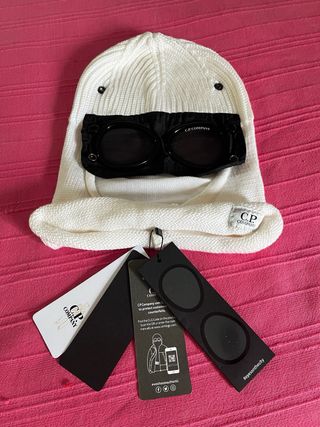Pasamontañas CP Company Gafas Integradas Blanco