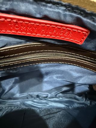 Bolso Bandolera Tommy Hilfiger Beige y Dorado