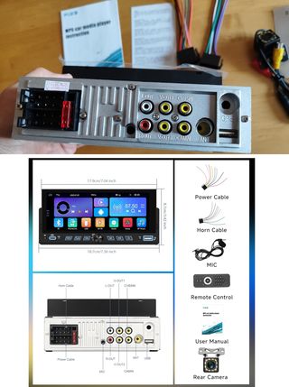 Autoradio 1DIN con CarPlay e Android Auto - Nuova