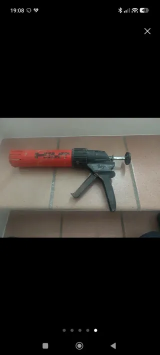 Pistola de silicona Hilti