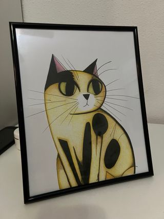 Cuadro decorativo gato