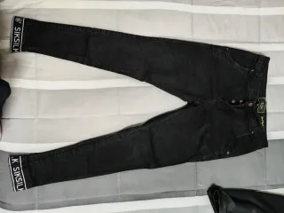 Vaqueros SIKSILK negros talla M