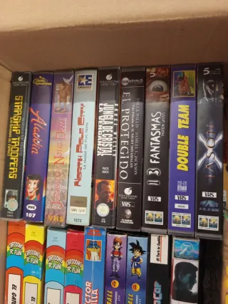 Colección Películas VHS Variadas