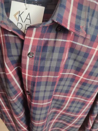 Camisa de cuadros para hombre