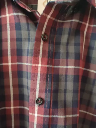 Camisa de cuadros para hombre