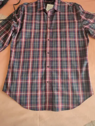 Camisa de cuadros para hombre